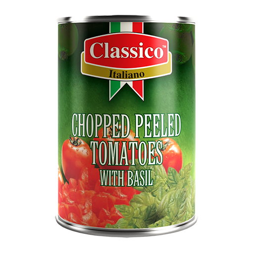 Chopped Tomatoes with Basil 400gr
