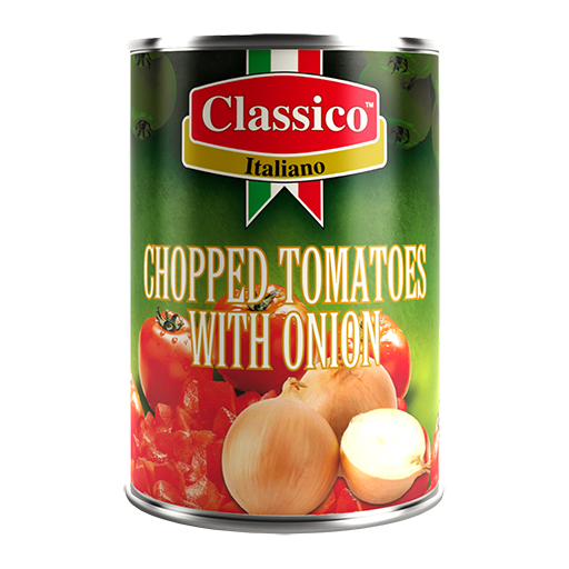 Chopped Tomatoes with Onion 400gr